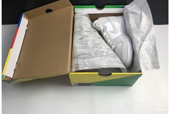 Nike High DD1399-100 Grey Retro Dunk White Vast (2021) 0709
